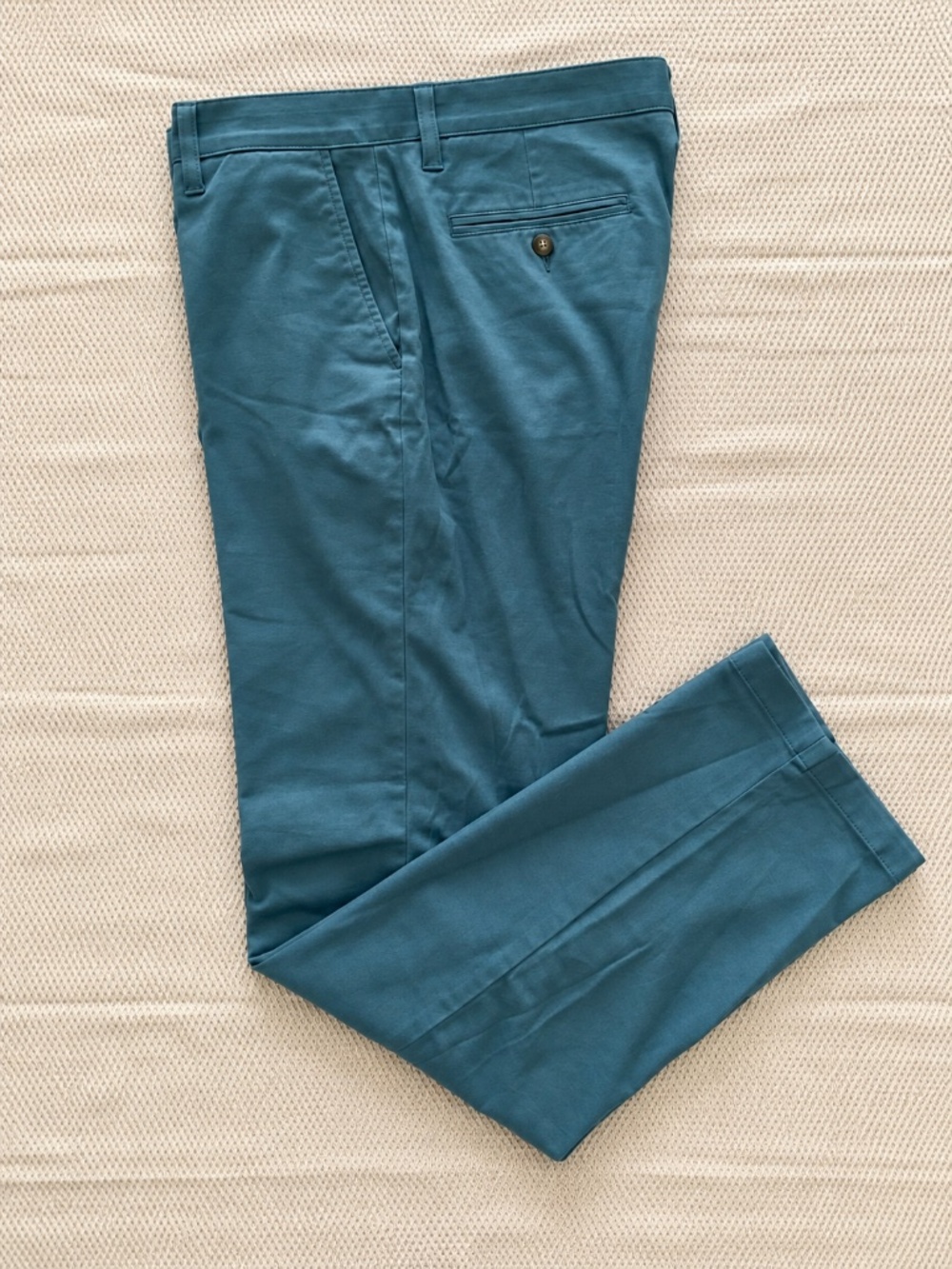 Nautica The Deck Pants Classic Fit Stretch Teal 33x34